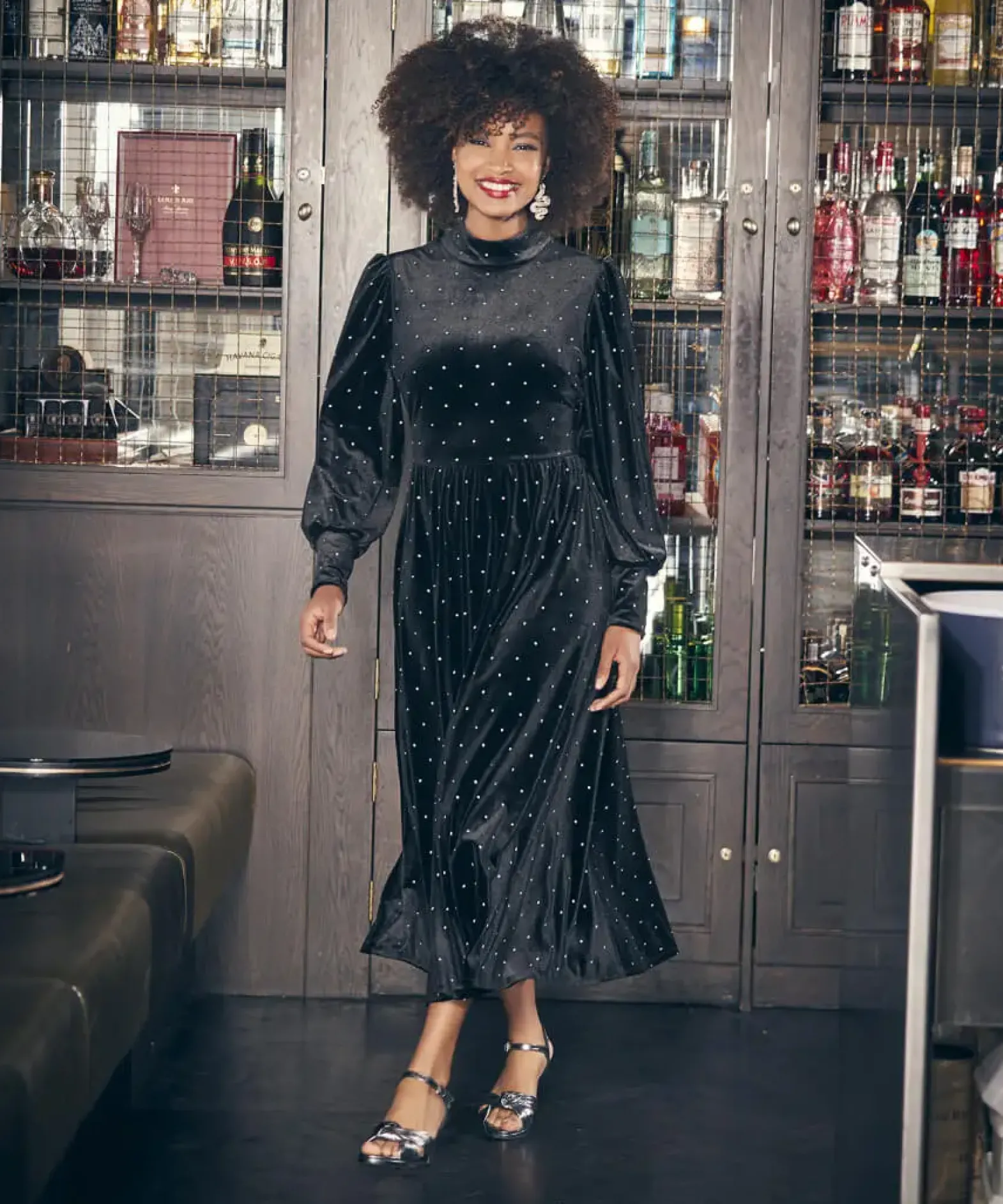 Starstruck Velour Dress