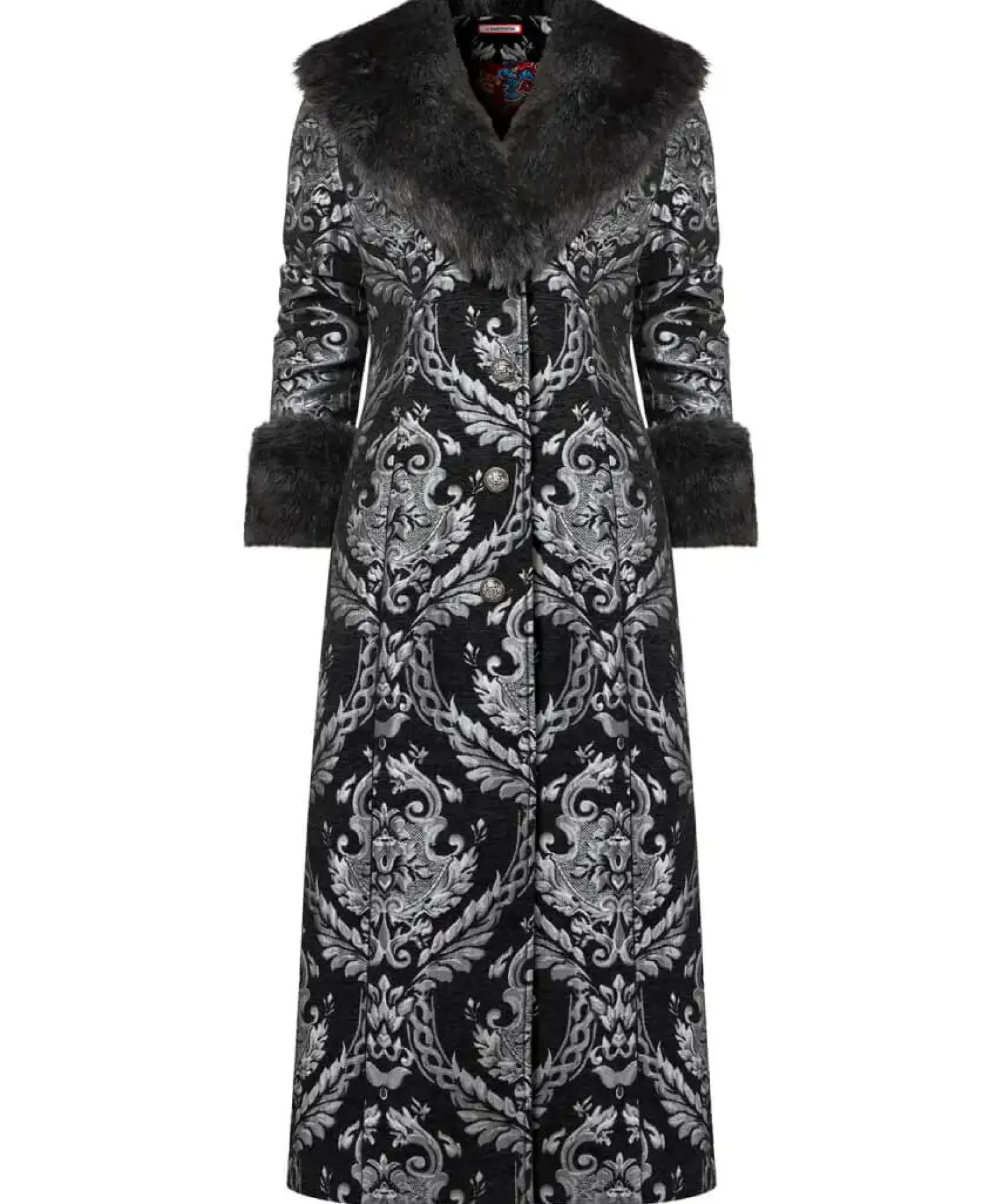 Statement Jacquard Coat