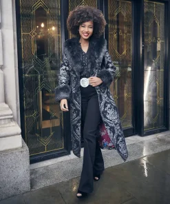 Statement Jacquard Coat