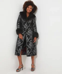 Statement Jacquard Coat