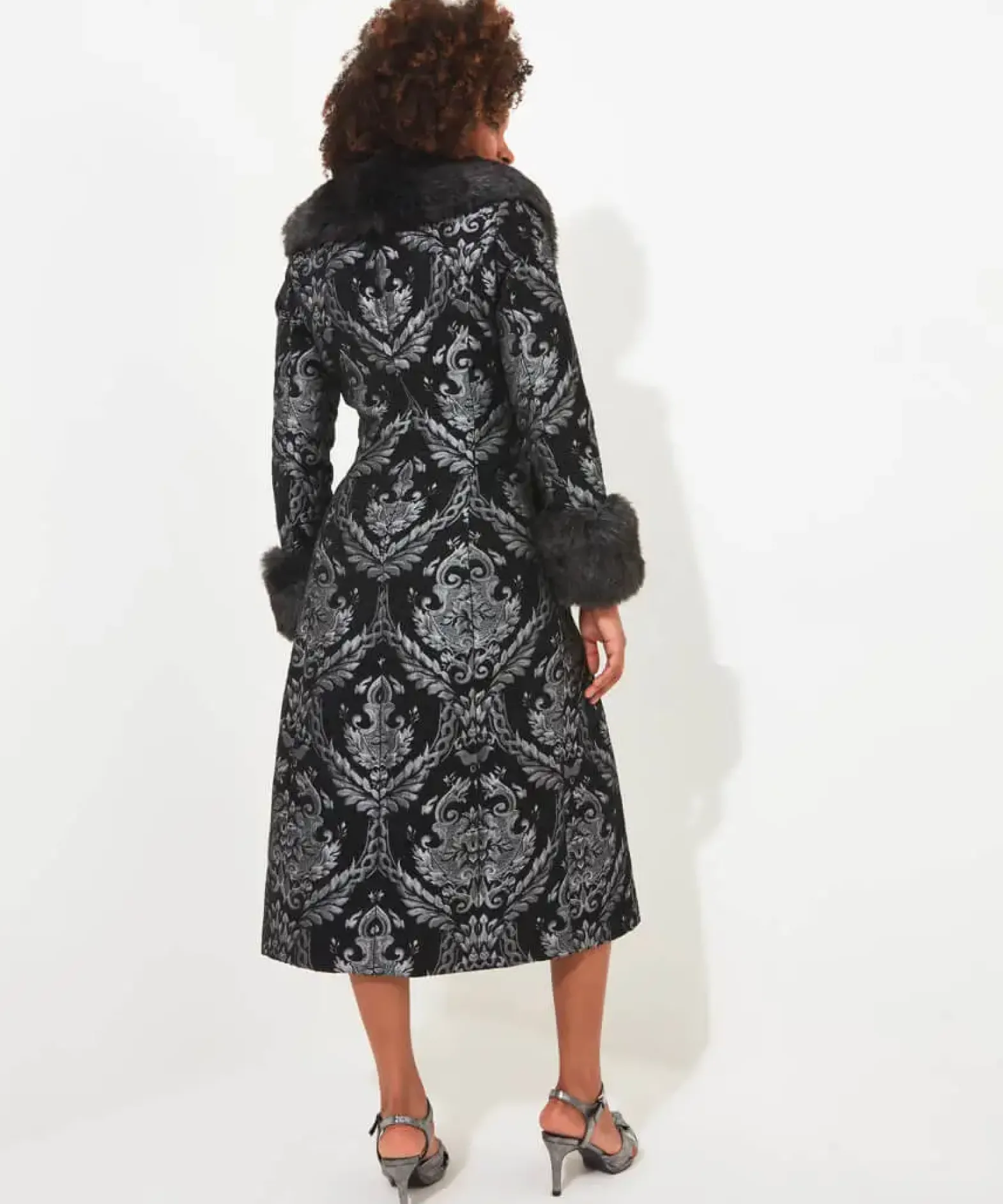 Statement Jacquard Coat