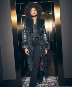 Statement Jacquard Coat