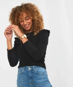 Stunning Ruffle Sleeve Tee