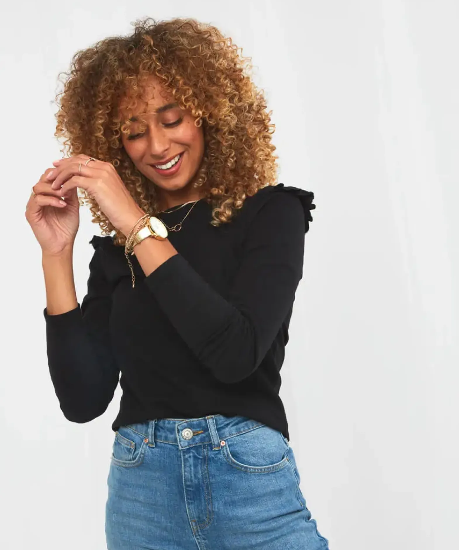 Stunning Ruffle Sleeve Tee