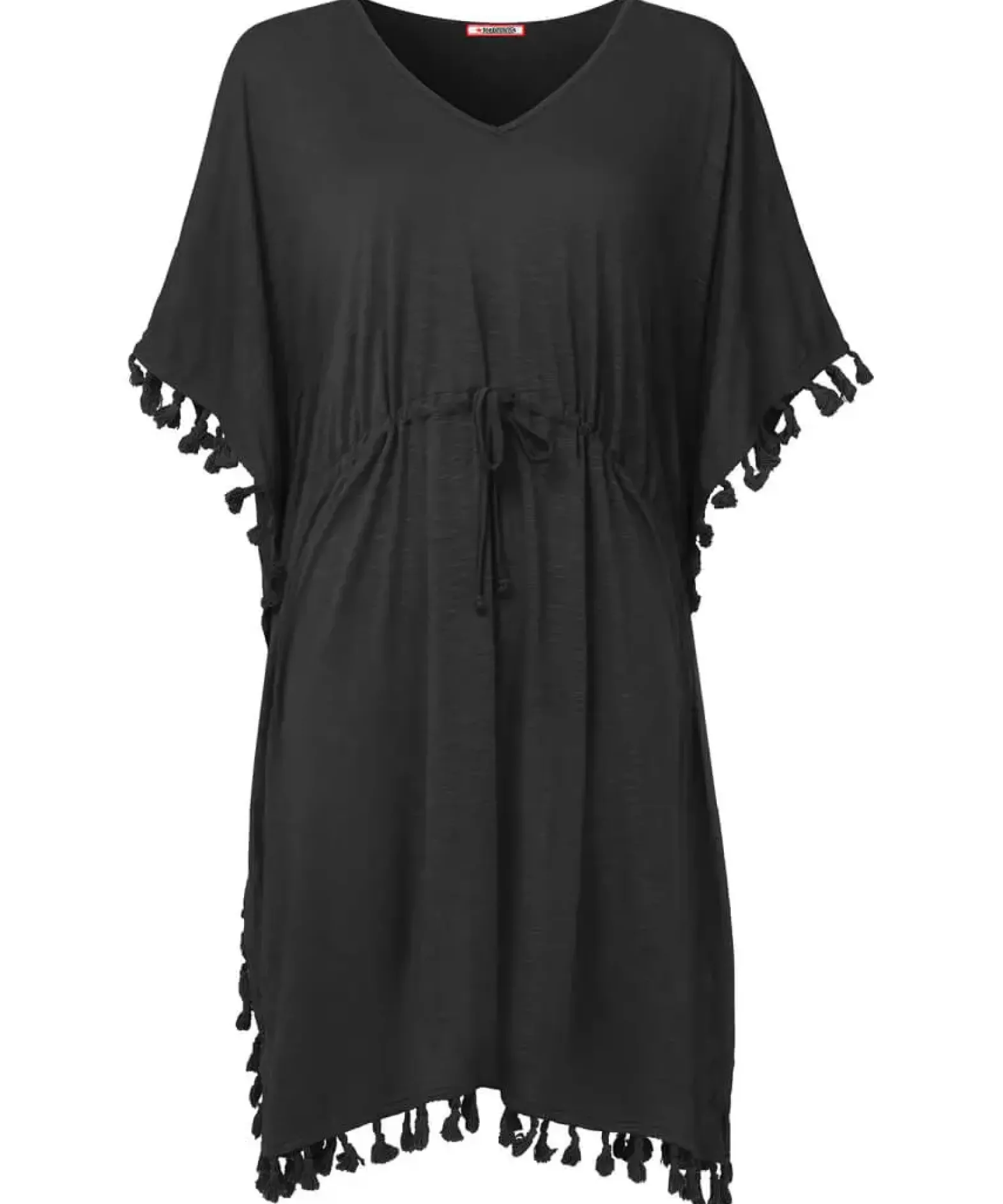 Tassel Trim Boho Beach Cover Up