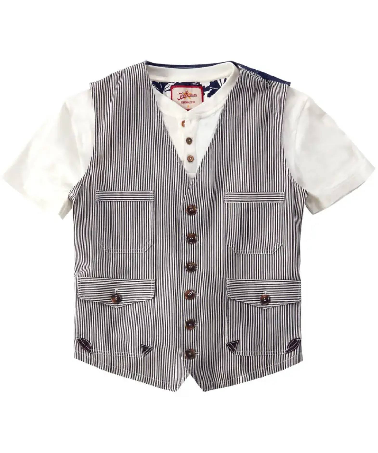 Terrific Tick Stripe Waistcoat