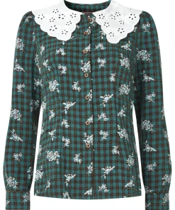Tess Vintage Collar Blouse
