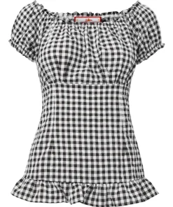 The Dixie Gingham Top
