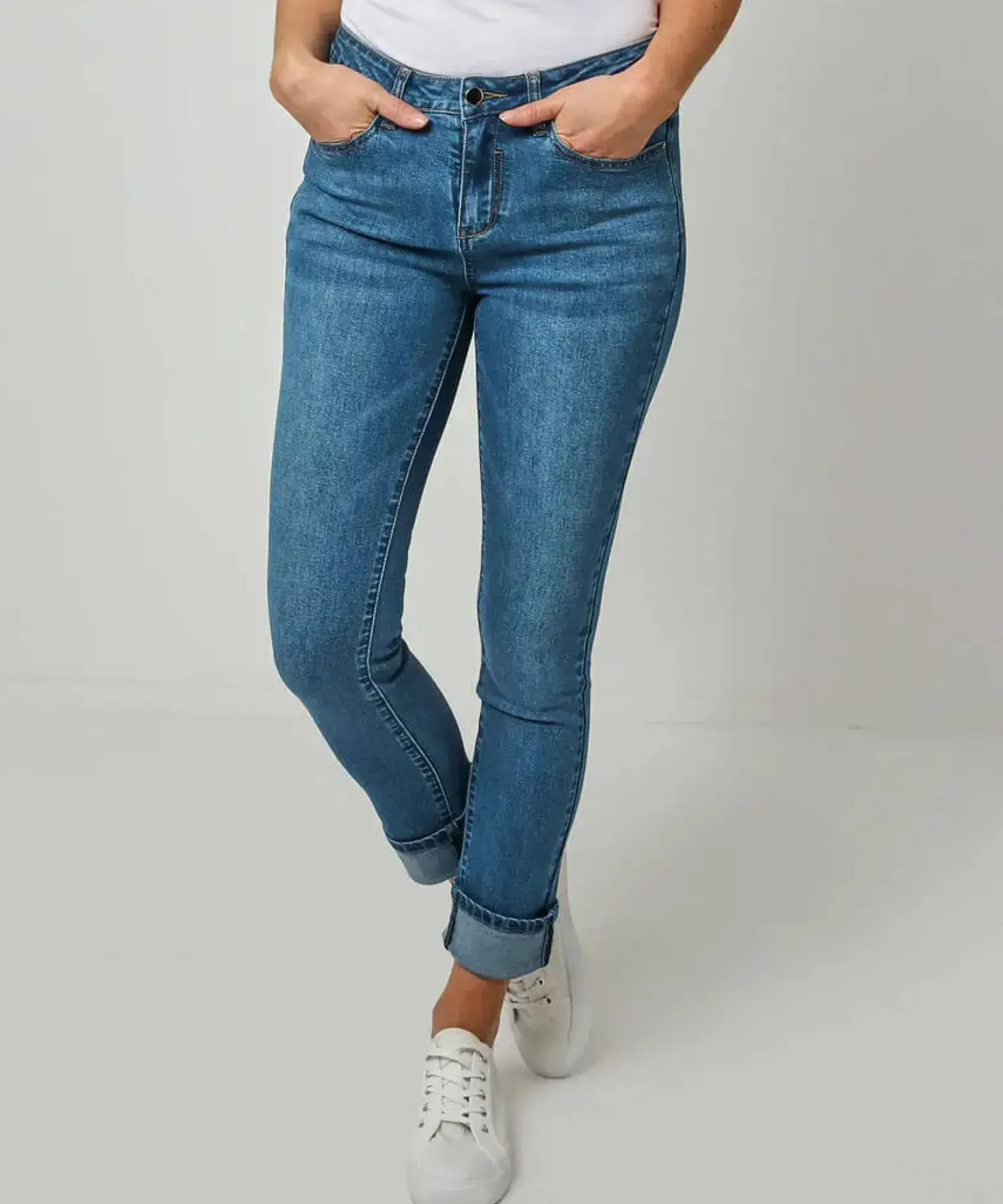 Turn Up Jeans