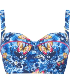 Twilight Garden Retro Bikini Top