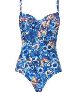 Twilight Garden Retro Swimsuit