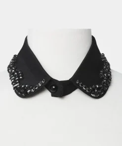 Vintage Beaded Round Collar