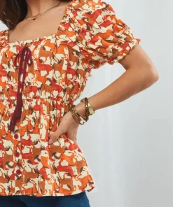 Wild Horses Boho Top