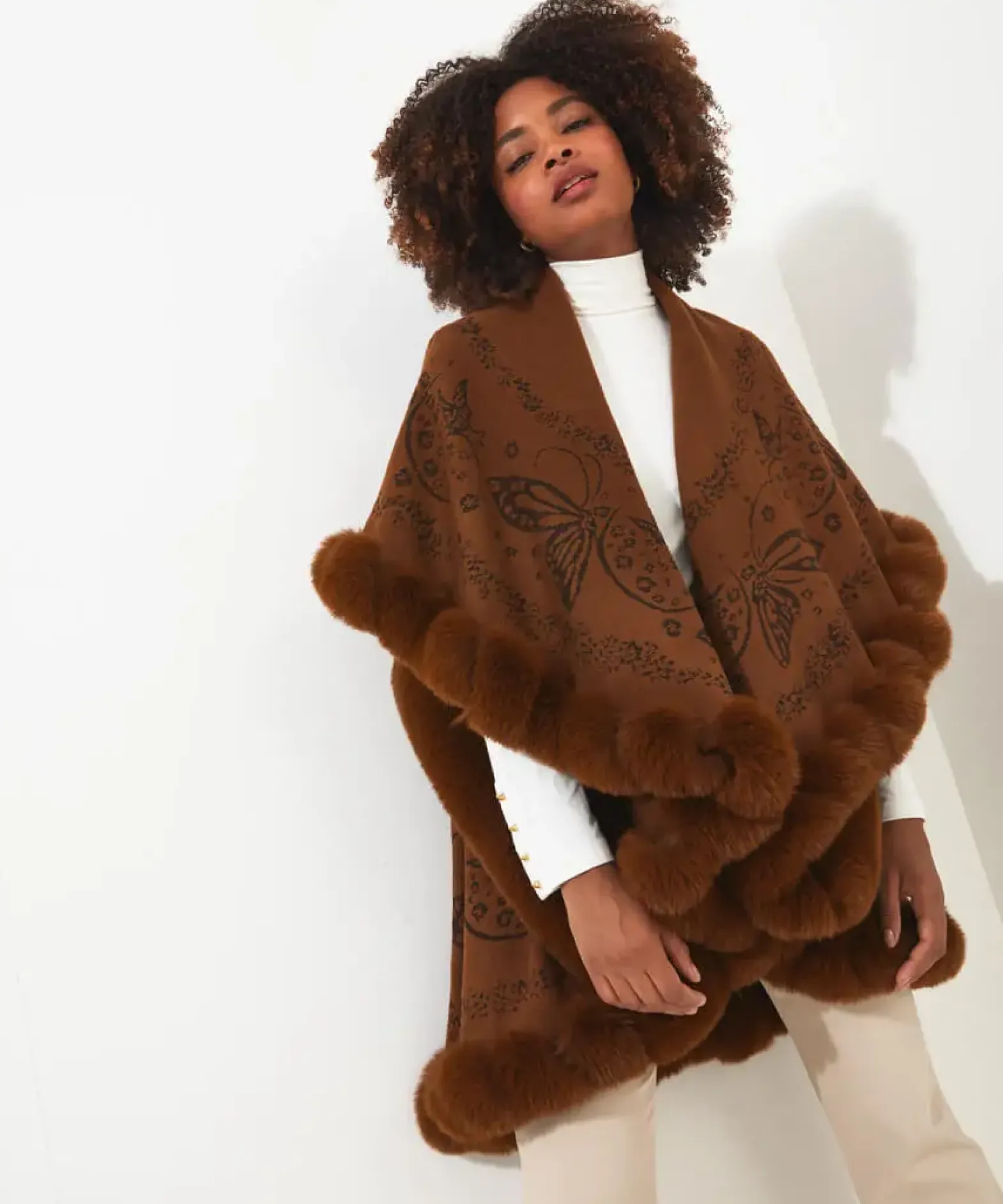 Wrapped In Luxury Faux Fur Wrap